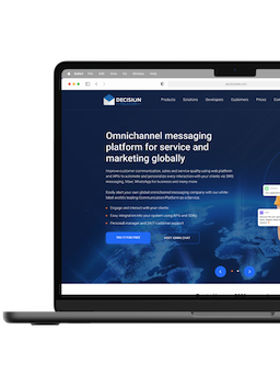 Decision Telecom telecommunications platform built with .NET, React, and AWS